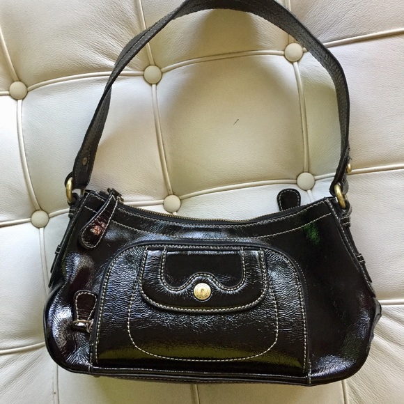 Perlina Handbags - Perlina Black Leather Handbag Purse 👜